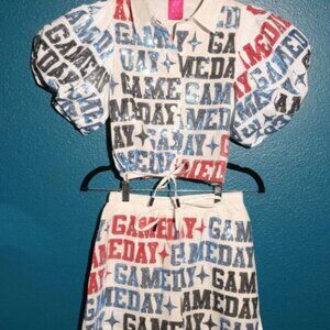 Queen of Sparkles Ole Miss XS matching skort set matching set